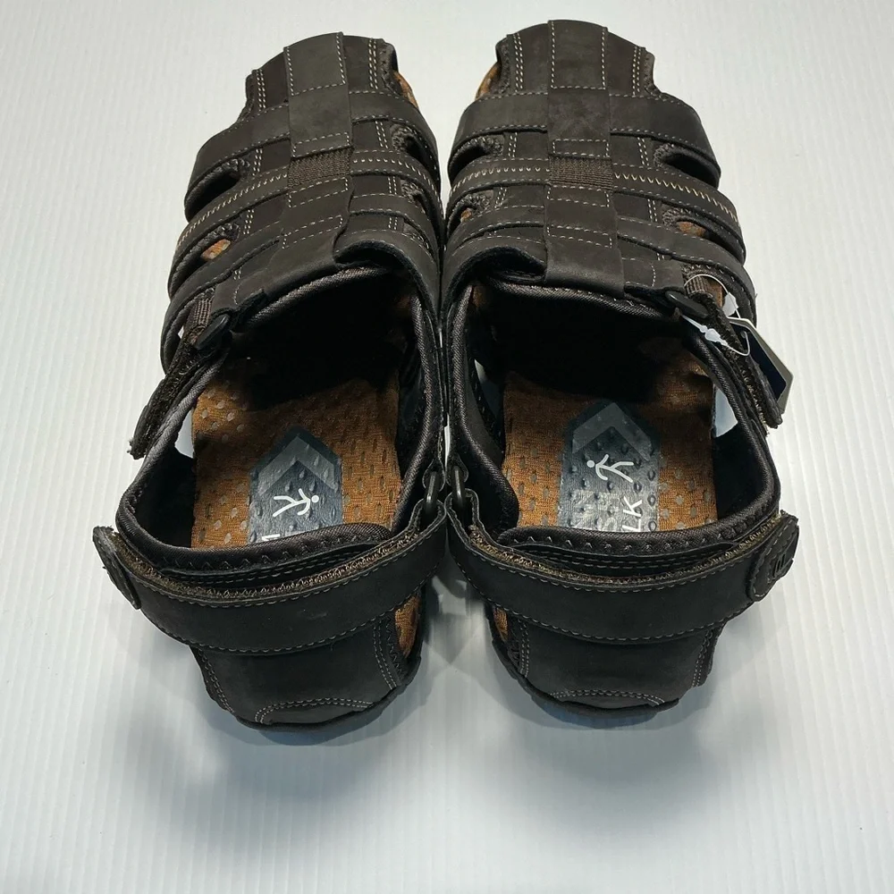 Nunn Bush Dark Brown Pandals Size 11